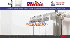 Desktop Screenshot of inter-gaz.com